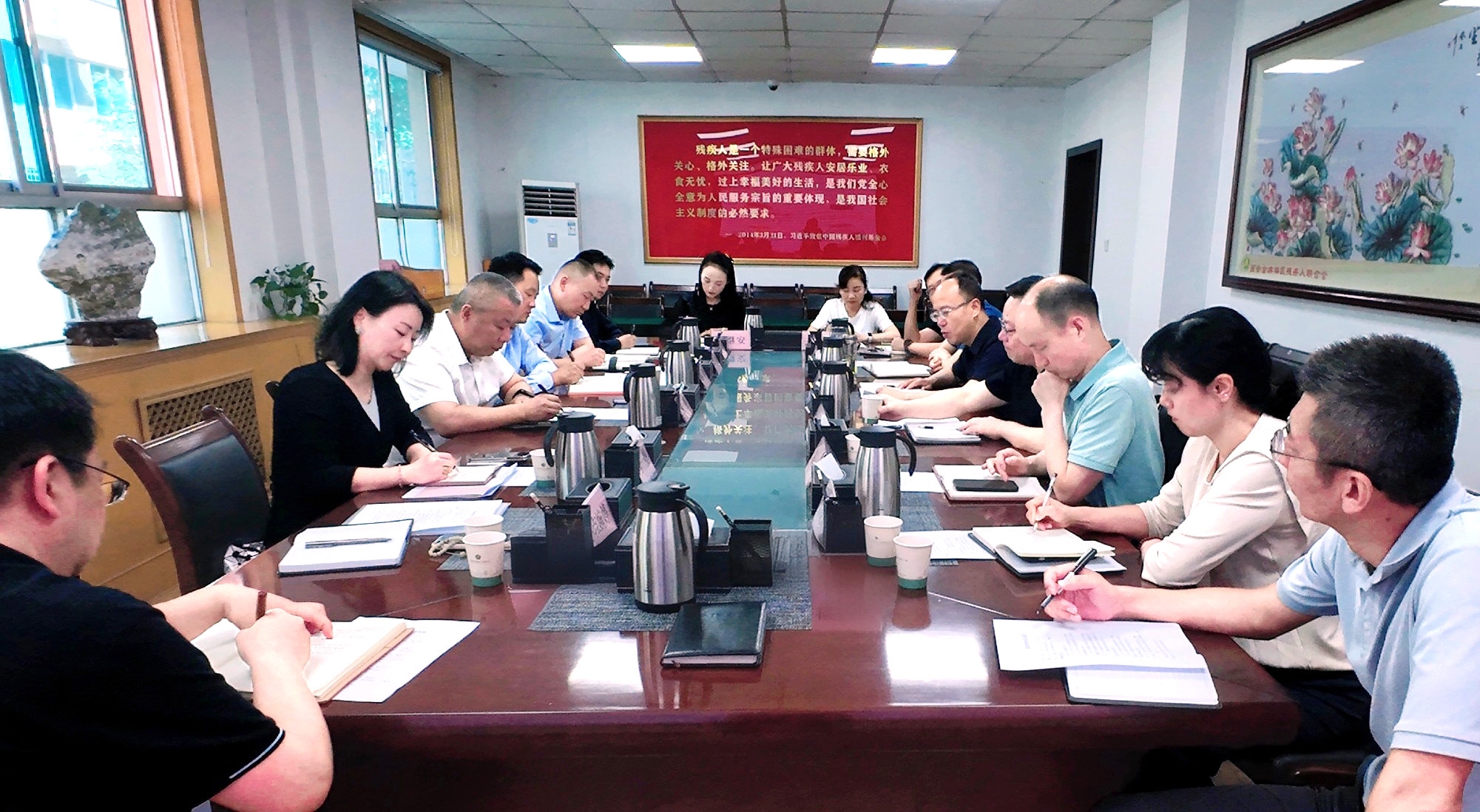 强盛一行赴西安市残疾人联合会开展专题调研——共商残疾人康复养老事业发展，探索科技助残服务新模式